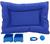 Kit Cachorro Gato Cama Caminha Futon Coleira Brinquedo Comedor Pequeno Azul