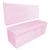 Kit Calçadeira e Painel Clean 100 cm Suede D'Rossi Rosa Bebê