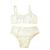 Kit Calcinha E Sutia Top Infantil Menina Lingerie infantil Marfim