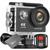 Kit Câmera Filmadora Eken H9R 4K Wi-Fi + Cartão 32GB Estabilizador de Imagem EIS Controle Remoto Sport PRETA