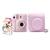 Kit Câmera Instantânea Fujifilm Instax Mini 12 Lilás + Pack 10 filmes Macaron + Bolsa Lilás Candy Lilás Candy