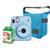 Kit Câmera Instantânea Instax Mini 11 Azul + Bolsa + Fotos Azul