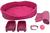 Kit Caminha Cachorro Cama Europa Manta Mantinha Brinquedo M Rosa