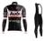 Kit Camisa Bretelle Manga Longa Audi Ciclismo Dryfit Uv Bike Preto