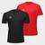 Kit Camisa Umbro TWR Striker Masculina - 2 Unidades Vermelho, Preto