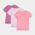 Kit Camiseta Abrange C/ 3 Peças Feminina Rosa, Pink