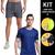 Kit Camiseta Academia Fitness Corrida PROTEÇÃO SOLAR UV SOLAR + Shorts Tactel ELASTANO 711 Azul royal