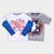 Kit Camiseta Infantil Marvel Malha Avengers Capitão América Menino - 2 Peças Cinza, Branco