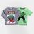 Kit Camiseta Infantil Marvel Malha Avengers Hulk Menino - 2 Peças Verde, Mescla