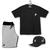 Kit Camiseta Plus Size Bermuda e Boné Dibre Basquete Camiseta preta, Bermuda cinza, Dibre