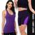 KIT Camiseta REGATA DRY FIT Feminina + Short Leg Legging REDINHA Suplex Conjunto Fitness 633 Roxo