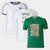 Kit Camiseta Umbro X Panini Tape Masculina 3 Peças Verde
