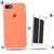 Kit Capa Capinha Case + Película 3D Compatível Com iPhone 7 / 8 / SE 2020 Salmão