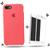 Kit Capa Capinha Case + Película 3D Compatível Com iPhone 7 / 8 / SE 2020 Rosa-coral