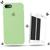 Kit Capa Capinha Case + Película 3D Compatível Com iPhone 7 / 8 / SE 2020 Verde-abacate