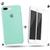 Kit Capa Capinha Case + Película 3D Compatível Com iPhone 7 Plus / 8 Plus Verde-água