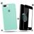 Kit Capa Capinha Case + Película 3D Compatível Com iPhone 7 Plus / 8 Plus Verde-água