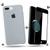 Kit Capa Capinha Case + Película 3D Compatível Com iPhone 7 Plus / 8 Plus Cinza claro