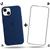 Kit Capa Capinha Case + Película de Vidro 3D Compatível Com iPhone 13 Mini Azul