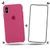 Kit Capa Capinha Case + Película de Vidro 3D Compatível Com iPhone X / XS Rosa romã