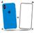 Kit Capa Capinha Case + Película de Vidro 3D Compatível Com iPhone X / XS Azul royal