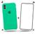 Kit Capa Capinha Case + Película de Vidro 3D Compatível Com iPhone X / XS Verde menta