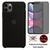 Kit Capa Capinha Case + Película Privacidade 3D Tela Compatível Com iPhone 11 Pro Max Preto