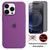 Kit Capa Capinha Case + Película Privacidade 3D Tela Compatível Com iPhone 12 / 12 Pro Violeta