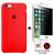 Kit Capa Capinha Case + Película Privacidade 3d Tela Compatível Com iPhone 6 Plus / 6s Plus Vermelho