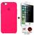 Kit Capa Capinha Case + Película Privacidade 3d Tela Compatível Com iPhone 6 Plus / 6s Plus Rosa-pink