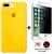 Kit Capa Capinha Case + Película Privacidade 3D Tela Compatível Com iPhone 7 Plus / 8 Plus Amarelo