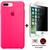 Kit Capa Capinha Case + Película Privacidade 3D Tela Compatível Com iPhone 7 Plus / 8 Plus Rosa-pink