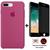 Kit Capa Capinha Case + Película Privacidade 3D Tela Compatível Com iPhone 7 Plus / 8 Plus Rosa-romã