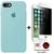 Kit Capa Capinha Case + Película Privacidade 3d Tela Compatível Com iPhone SE - 3ª Geração Verde-tiffany