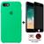 Kit Capa Capinha Case + Película Privacidade 3d Tela Compatível Com iPhone SE - 3ª Geração Verde-menta