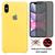 Kit Capa Capinha Case + Película Privacidade 3D Tela Compatível Com iPhone X / XS Amarelo