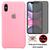 Kit Capa Capinha Case + Película Privacidade 3D Tela Compatível Com iPhone X / XS Rosa-claro