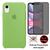 Kit Capa Capinha Case + Película Privacidade 3D Tela Compatível Com iPhone XR Verde-abacate