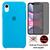 Kit Capa Capinha Case + Película Privacidade 3D Tela Compatível Com iPhone XR Azul-piscina