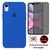 Kit Capa Capinha Case + Película Privacidade 3D Tela Compatível Com iPhone XR Azul-royal