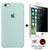 Kit Capa Capinha Case + Película Privacidade 3d Tela Compatível iPhone 6 / 6S Verde-tiffany