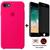 Kit Capa Capinha Case + Película Privacidade 3d Tela Compatível iPhone SE 2020 - 2ª Geração Rosa-pink