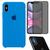 Kit Capa Capinha Case + Película Privacidade 3D Tela + P. Câmera Compatível Com iPhone XS Max Azul-royal