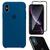 Kit Capa Capinha Case + Película Tela 3D + Película Câmera Compatível Com iPhone XS Max Azul