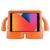 Kit Capa Capinha Ipad Mini 5 5ª Geração A2124 A2125 A2126 A2133 Infantil Macia Durável + Pelicula Laranja