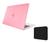 Kit Capa Case Compatível Com Macbook New AIR 13.6" Modelo A2681 A3113 com Chip M2 M3 Touch ID + Neoprene ROSA FOSCO