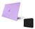 Kit Capa Case Compatível Com Macbook New AIR 13.6" Modelo A2681 A3113 com Chip M2 Touch ID + Neoprene LILAS FOSCO