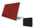 Kit Capa Case Compatível Com Macbook New AIR 13.6" Modelo A2681 A3113 com Chip M2 Touch ID + Neoprene MARSALA