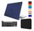 Kit Capa Case Compativel Com Macbook NEW AIR 15.3" A2941 A3114 M2 M3 + Capa Neoprene + Pelicula de Teclado Azul Marinho Fosco