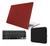 Kit Capa Case Compativel Com Macbook NEW AIR 15.3" A2941 A3114 M2 M3 + Capa Neoprene + Pelicula de Teclado Marsala